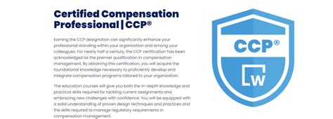 compensation professional certification|Certification: Certified Compensation Professional (CCP).